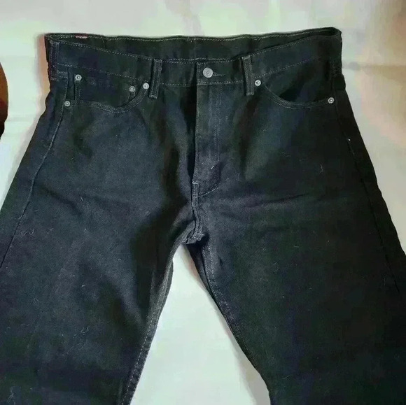 Levi's 505 Original Straight Leg Men's Original FIT Jeans, Size 38x30 Black Den - Picture 2 of 4